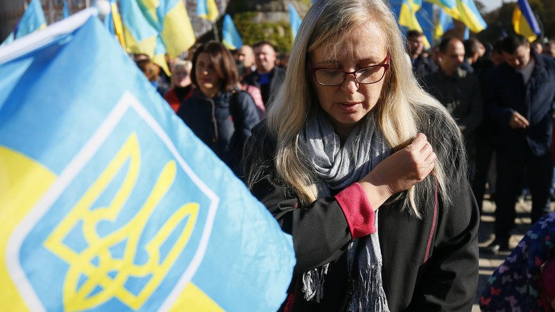 Fotografija: Na zahodu Ukrajine so uvedli moratorij na rusko kulturno proizvodnjo, ki bo trajal do konca ruske »agresije« na Ukrajino. Foto Gleb Garanich/Reuters