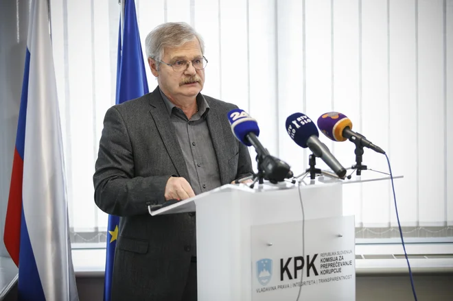 Boris Štefanec je članom parlamentarnega odobra za pravosodje predstavil delo KPK v lanskem letu in izpostavil nujno sprejetje novega zakona. FOTO Uroš Hočevar