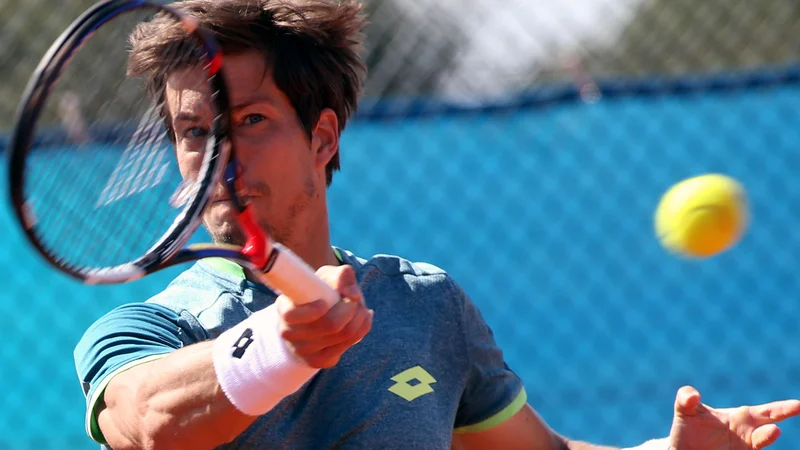 Fotografija: Aljaž Bedene je imel priložnosti, a jih ni znal unovčiti. FOTO: Tomi Lombar/Delo