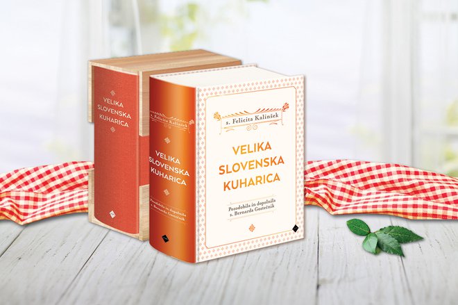 Posodobljena in dopolnjena Velika slovenska kuharica je na voljo v dveh različicah. Foto: Mladinska knjiga