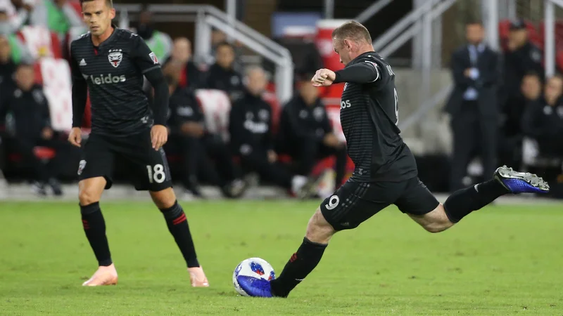 Fotografija: Wayne Rooney v najboljši različici. FOTO: Geoff Burke/Reuters