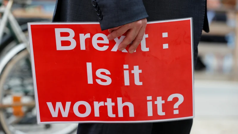Fotografija: Brexit: Ali je vredno? FOTO: Reuters