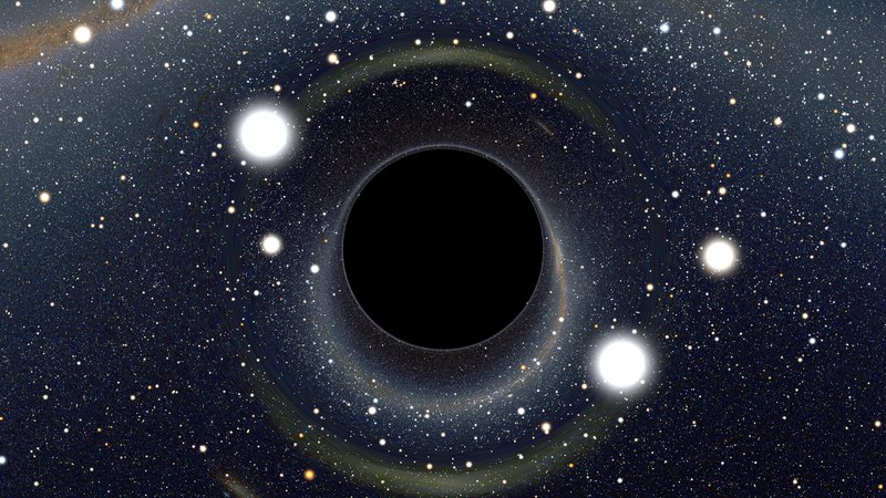 Fotografija: Iz črne luknje ne more pobegniti prav nič, tudi svetloba ne. Vir Nasa
