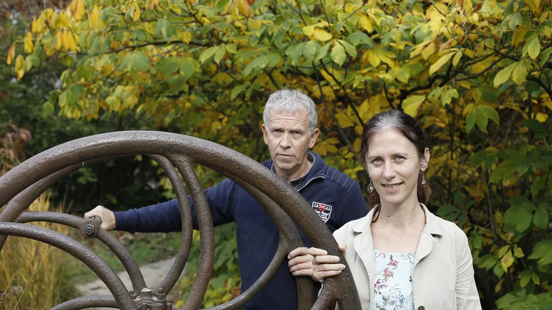 Fotografija: Jože Bavcon in Blanka Ravnjak vodita Botanični vrt Univerze v Ljubljani.