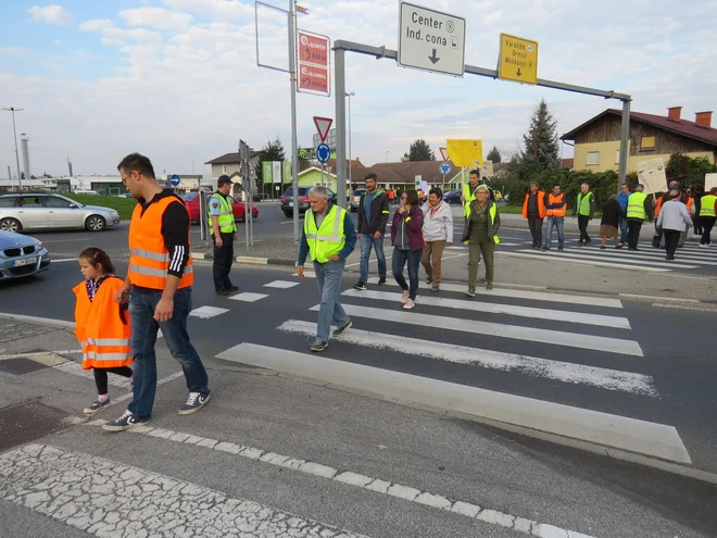 Zahtevajo južno obvoznico Ptuja. FOTO: Franc Milošič