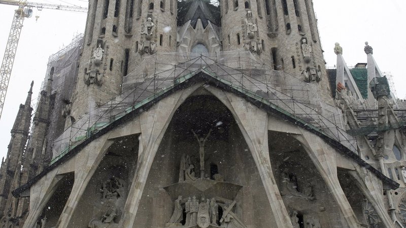 Fotografija: Sagrada Familia - gradijo jo že od leta 1882. FOTO: Reuters