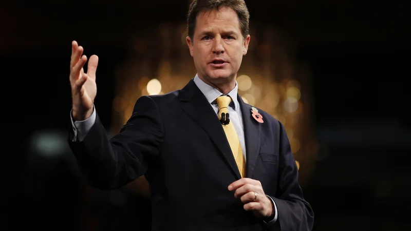 Fotografija: Nick Clegg je oster nasprotnik brexita. FOTO: Justin Tallis/AFP