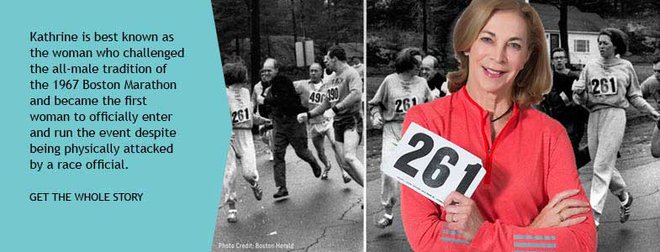 50 let razlike. maratonka, vedno. FOTO: katrineschwitzer.com