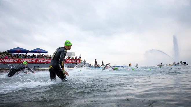 The athletes during Ironman 70.3 Slovenian Istria 2018, on September 23, 2018 in Koper, Slovenia. Photo by Matic Klansek Velej / Sportida