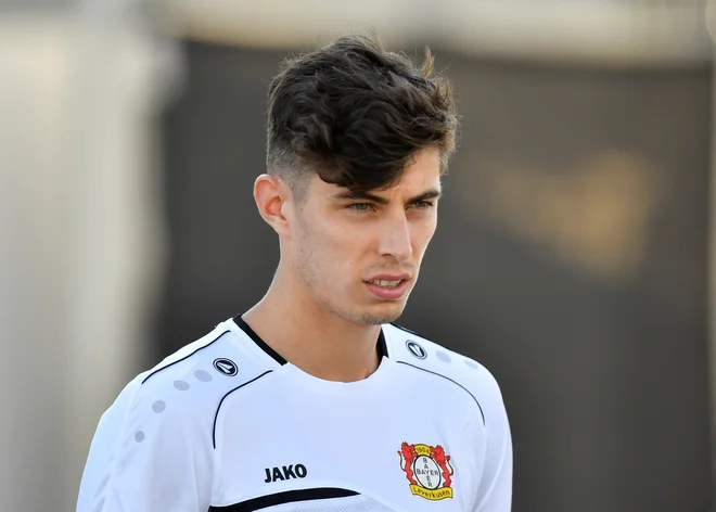 Kai Havertz je najdražja okrepitev Chelseaja. FOTO: Martin Meissner/Reuters