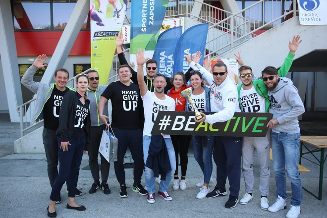 Glavna tema letošnjega evropskega tedna športa je Bodi aktiven&nbsp; FOTO: Aleš Fevžer