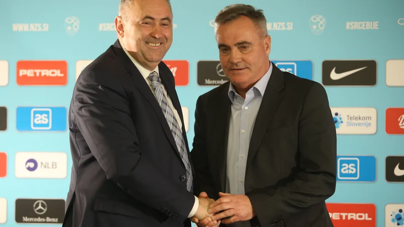 Fotografija: Radenko Mijatović je še selektor, Tomaž Kavčič nič več. FOTO: Jože Suhadolnik/Delo