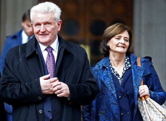 V Todorićevi odvetniški ekipi je bila tudi žena nekdanjega britanskega premiera Cherie Blair. FOTO: REUTERS/Henry Nicholls