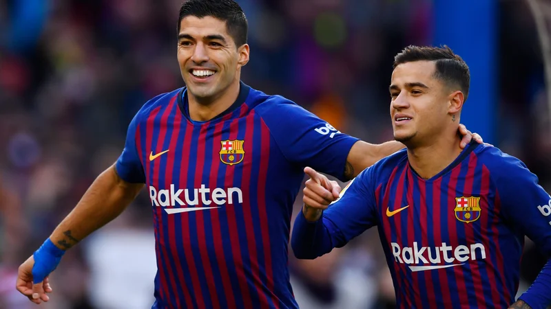 Fotografija: Junaka prvega polčasa v Barceloni. FOTO: AFP