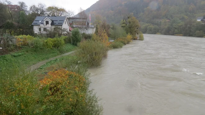 Trenutno se reka Drava razliva v spodnjem toku. FOTO: Mateja Kotnik