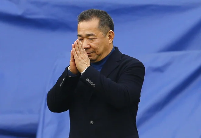 Vichai Srivaddhanaprabha je bil ena od petih žrtev strmoglavljenja helikopterja. FOTO: Rui Vieira/AP