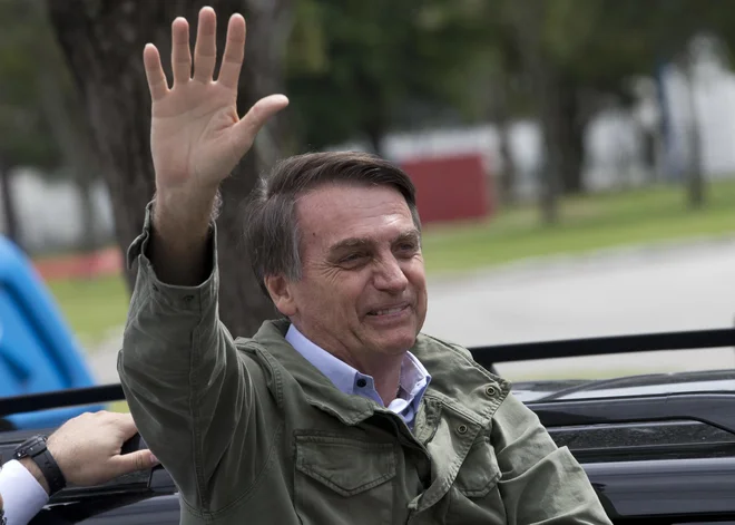 Brazilski predsednik Jair Bolsonaro vznemirja Kitajsko zaradi dobrih odnosov s Tajvanom. OTO: AP