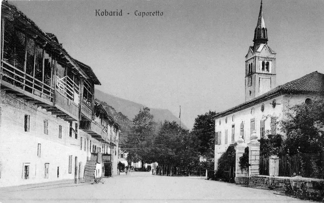 Kobarid je padel v roke Nemcem 1. novembra 1943. Foto arhiv Goriškega muzeja