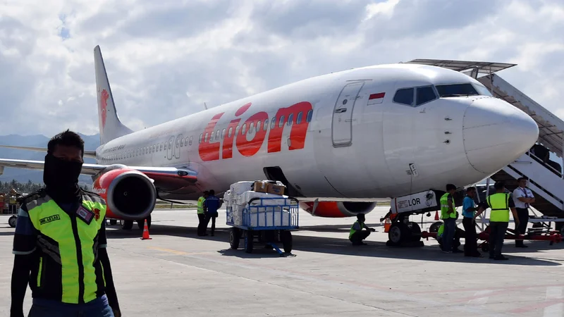 Fotografija: Letalo boeing-737 MAX 8 je samo nekaj minut po vzletu v indonezijski prestolnici Džakarta nenadoma začelo izgubljati višino in padlo v morje. FOTO: Adek Berry/AFP