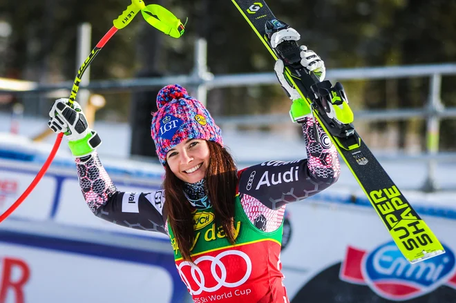 Tina Weirather upa na najboljši scenarij v boju z naravo. FOTO: Usa Today Sports/Reuters