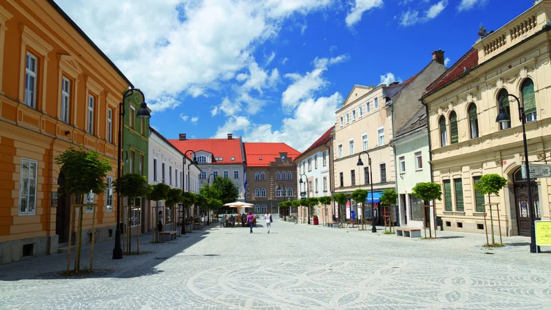 Fotografija: Staro mestno jedro Slovenj Gradca. FOTO: arhiv Spotur