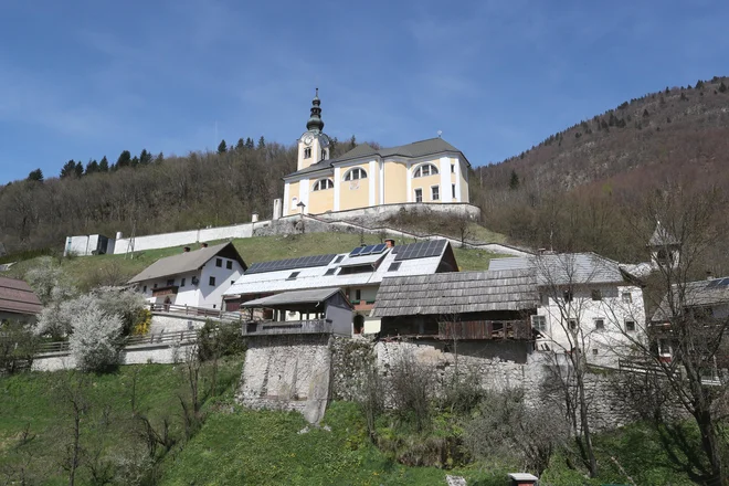  Cerkev sv. Martina v Srednji vasi, Bohinj Foto: Dejan Javornik