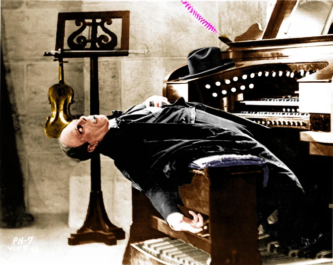 Lon Chaney kot Fantom iz opere Foto arhiv studia