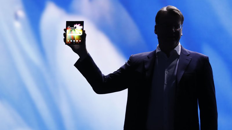 Fotografija: »Živeli smo v svetu, kjer je bila velikost zaslona odvisna od velikosti naprave,« je dejal Justin Denison, podpredsednik Samsungovega oddelka za marketing. FOTO: Stephen Lam/Reuters