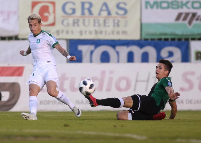 Tudi v Velenju bo Stefan Savić (levo) eden od Olimpijin adutov za nadaljevanje niza brez poraza pod taktirko trenerja Zorana Barišića in za zmago. FOTO Mavric Pivk/Delo