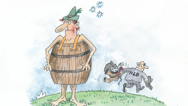 Fotografija: Največja delničarka, zdaj z dobrimi 40 odstotki, pričakovano ostaja država. Karikatura: Marko Kočevar