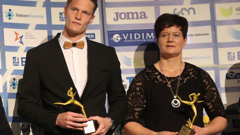 Fotografija: Martina Ratej in Luka Janežič sta med slovenskimi atleti tudi letos najbolj izstopala. FOTO: Tadej Regent/Delo