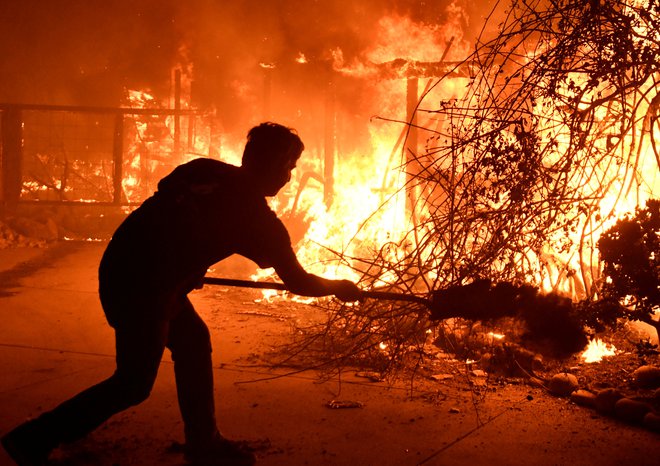 Požar pustoši po južni in severni Kaliforniji. FOTO: Gene Blevins/Reuters