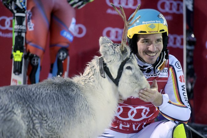 Lanski moški slalom je v Leviju dobil Felix Neureuther, ki se je kmalu za tem poškodoval in izpustil sezono. V novi se bo vrnil v konkurenco prav na Laponskem. FOTO: Reuters