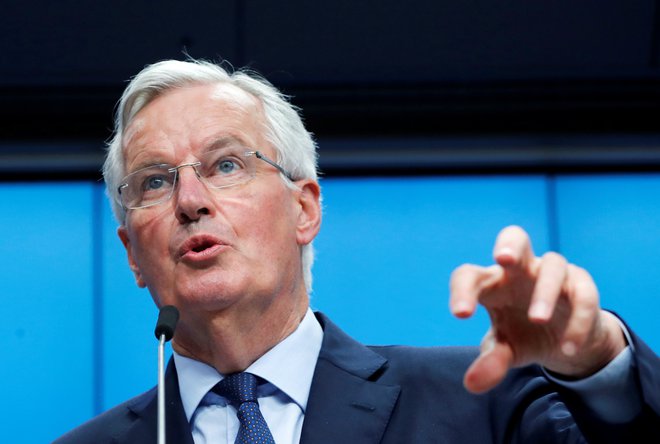 Glavni pogajalec evropske komisije za brexit Michel Barnier. FOTO: REUTERS/Yves Herman 