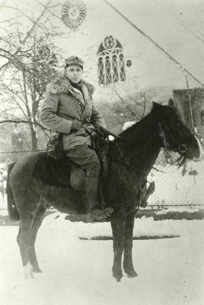 Franjo Malgaj v Velikovcu decembra 1918. FOTO: hrani MNZC
