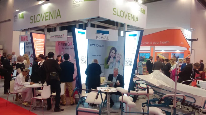 Skupinska predstavitev slovenskega gospodarstva na sejmu Arab Health 2018, Dubaj (foto: arhiv SPIRIT Slovenija, javna agencija).<br />
