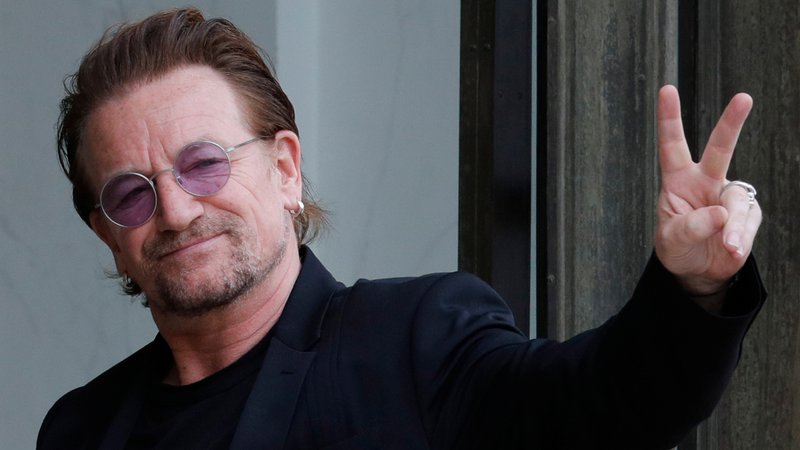 Fotografija: Kaj je hotel sporočiti Bono? Da si bodo pri U2 vzeli samo premor, ali pa skupina resnično ne bo več ustvarjala? FOTO: Reuters