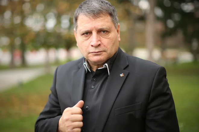Alojz Šteiner slovenski generalmajor, nekdanji načelnik generalštaba Slovenske vojske - SV. Ljubljana Slovenija 14.novembra 2018. [Šteiner Alojz,generalmajor,častniki,Slovenska vojska,SV,Ljubljana,Slovenija] Foto Foto: Jure Eržen/delo