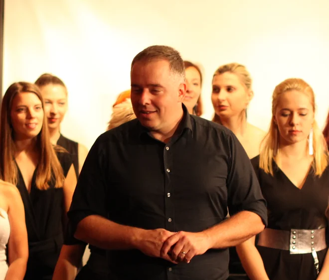 Boštjan Usenik, menedžer in pevec pri Perpetuum Jazzile.<br />
FOTO: Zdenko Matoz