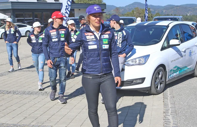 Ilka Štuhec bo formo zbrusila v Kanadi. FOTO: Tadej Regent/Delo