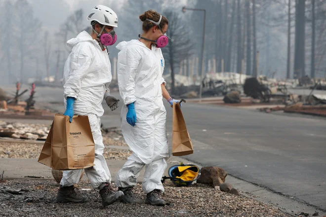 Mesto Paradise je pogorelo do tal. FOTO: Terray Sylvester/Reuters