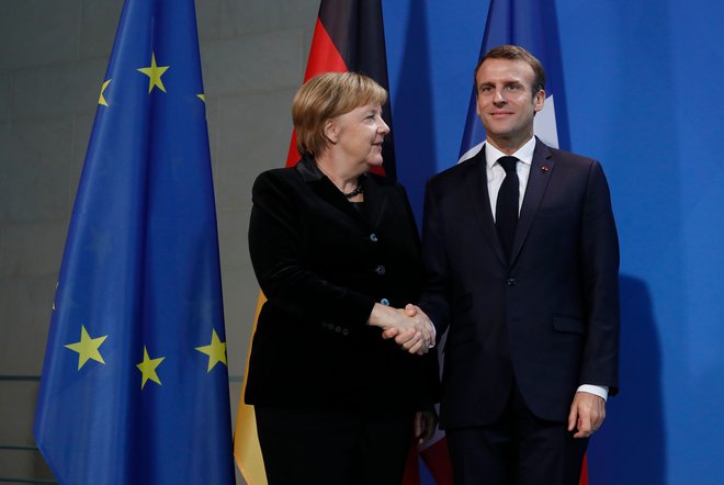Rokovanje dveh centralnih evropskih sil. FOTO: AFP<br />
 
