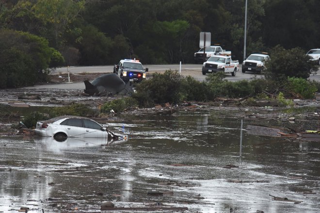 Januarske poplave v Kaliforniji dokazujejo, da lahko požari povzročijo tudi poplave. FOTO: Reuters