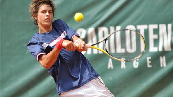 Fotografija: Slovenski Argentinec Tomas Lipovšek Puches je pripravljen igrati za domovino svojih prednikov. FOTO: Tennis
