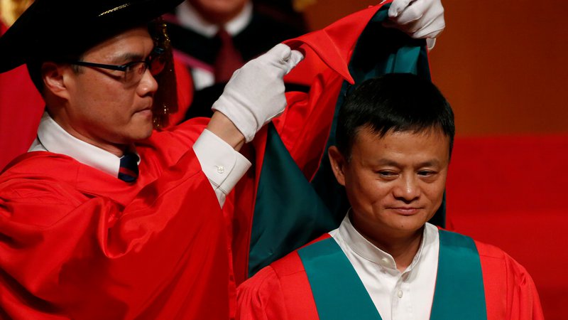 Fotografija: Ustanovitelj Alibabe Jack Ma. FOTO: Bobby Yip/Reuters