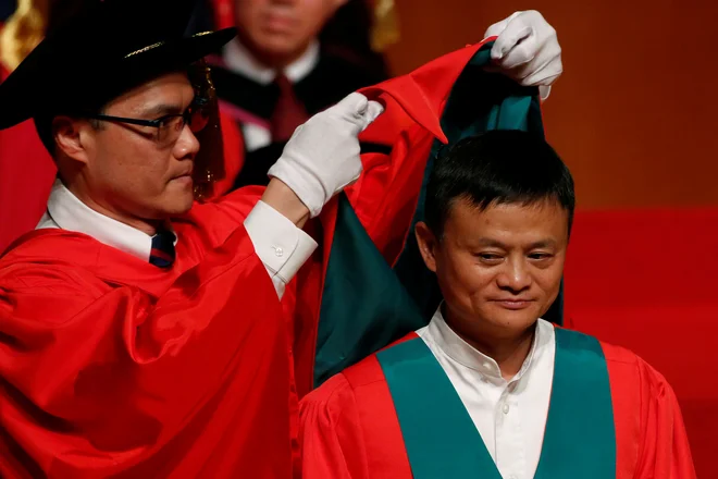 Ustanovitelj Alibabe Jack Ma. FOTO: Bobby Yip/Reuters