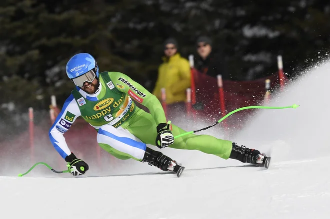 Boštjan Kline je sezono začel s smukaško ničlo in 18. mestom na superveleslalomu v Kanadi. Zaveda se, da je njegova prva naloga izboljšati smučanje. FOTO: Usa Today Sports