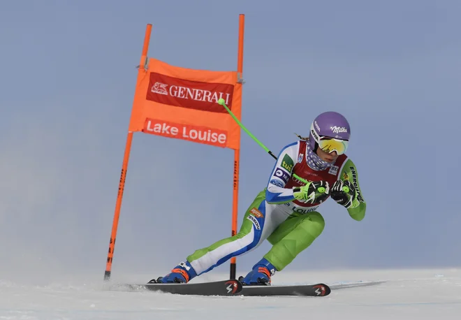 Mariborčanka je ta teden v Lake Louise smučala na treh uradnih smukaških treningih. Vknjižila je deseti, tretji in peti čas. FOTO: Usa Today Sports