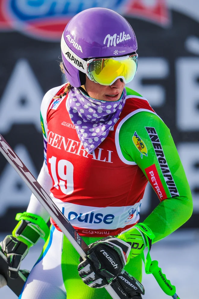 Ilki Štuhec bo poslej lažje. Sezono vrnitve je začela s 6. mestom, nove priložnosti bo imela že na današnjem smuku in jutrišnjem superveleslalomu. FOTO: Usa Today Sports