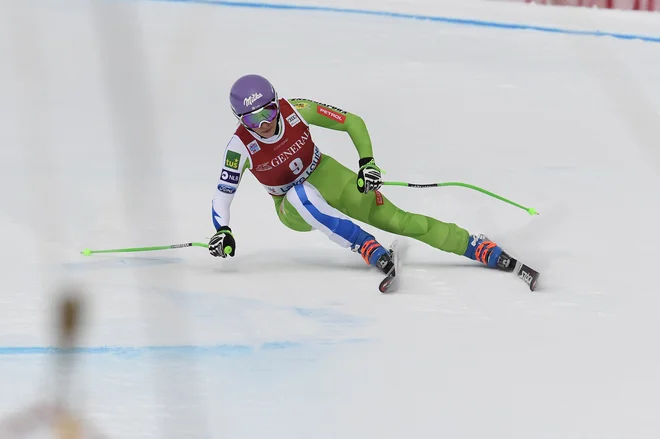 Ilka Štuhec je po sezoni bolniške odsotnosti ob prvem stiku s konkurenco v svetovnem pokalu vknjižila 6. mesto v smuku. FOTO: Usa Today Sports